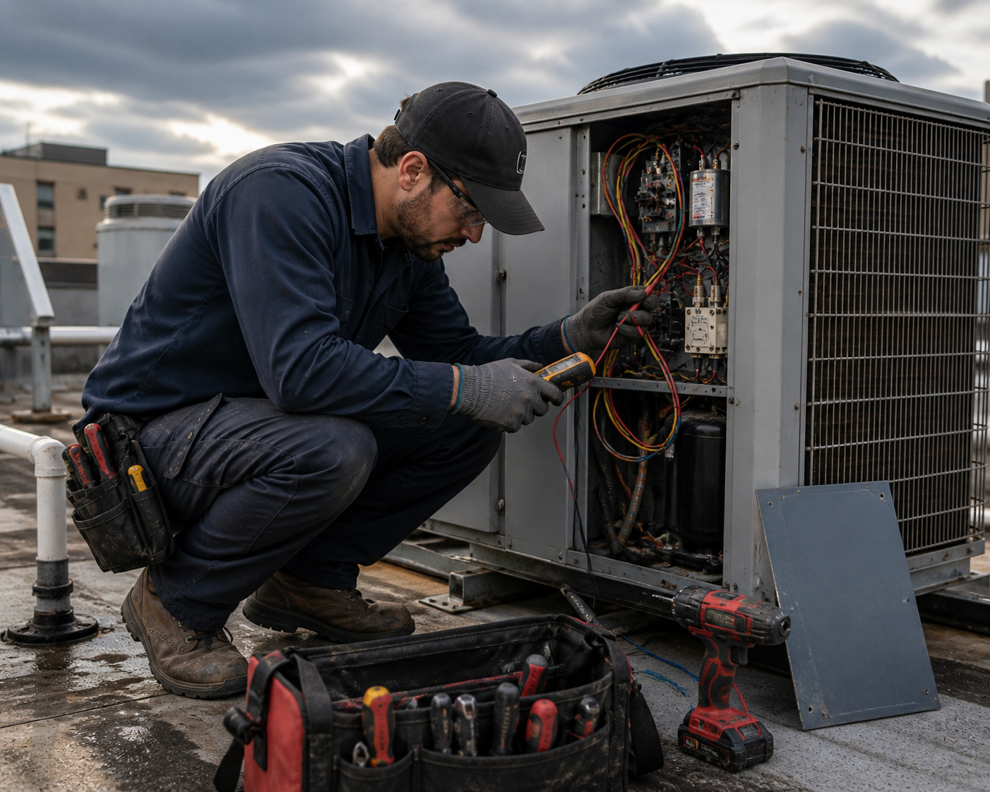 Fast emergency repair service HVAC company.